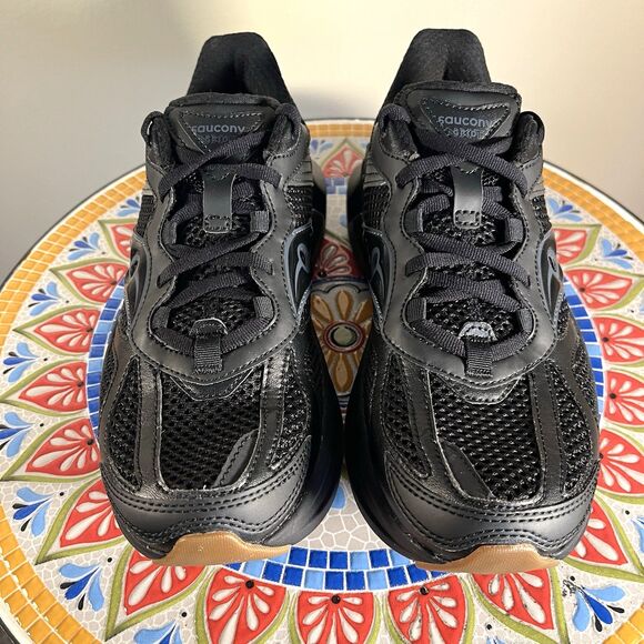 Saucony NXT Grid Women’s Size 8.5 Mens 7 Black Running Shoes S70797-3 Unisex NEW - Picture 2 of 9